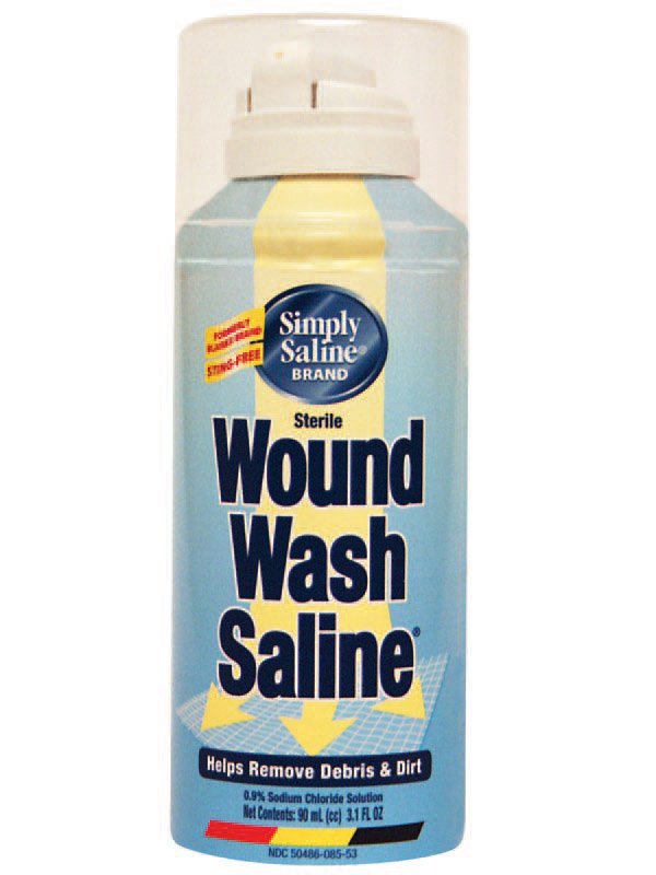 Wound Cleanser Simply Saline Wound Wash 3 oz. Spray Can Sterile