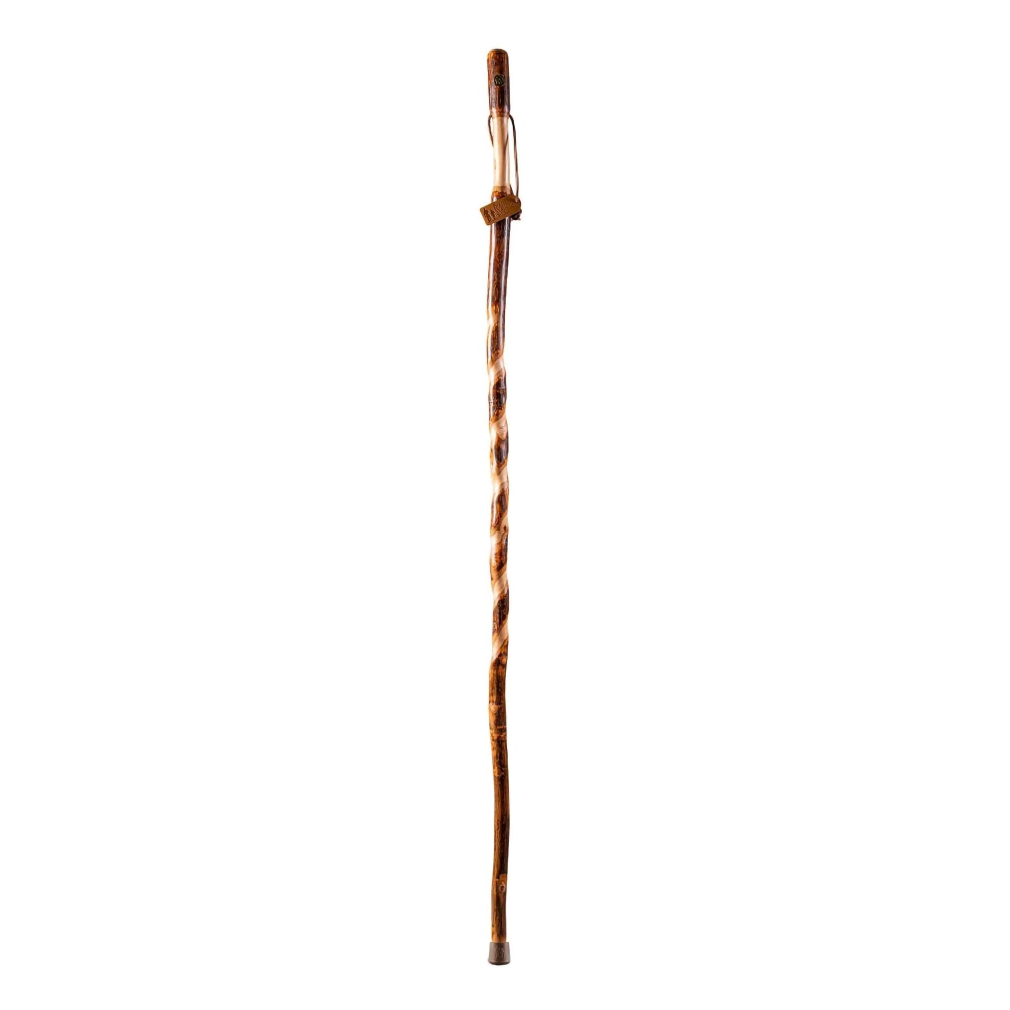 Walking Stick Brazos Twisted Wood 41 Inch Height Hickory