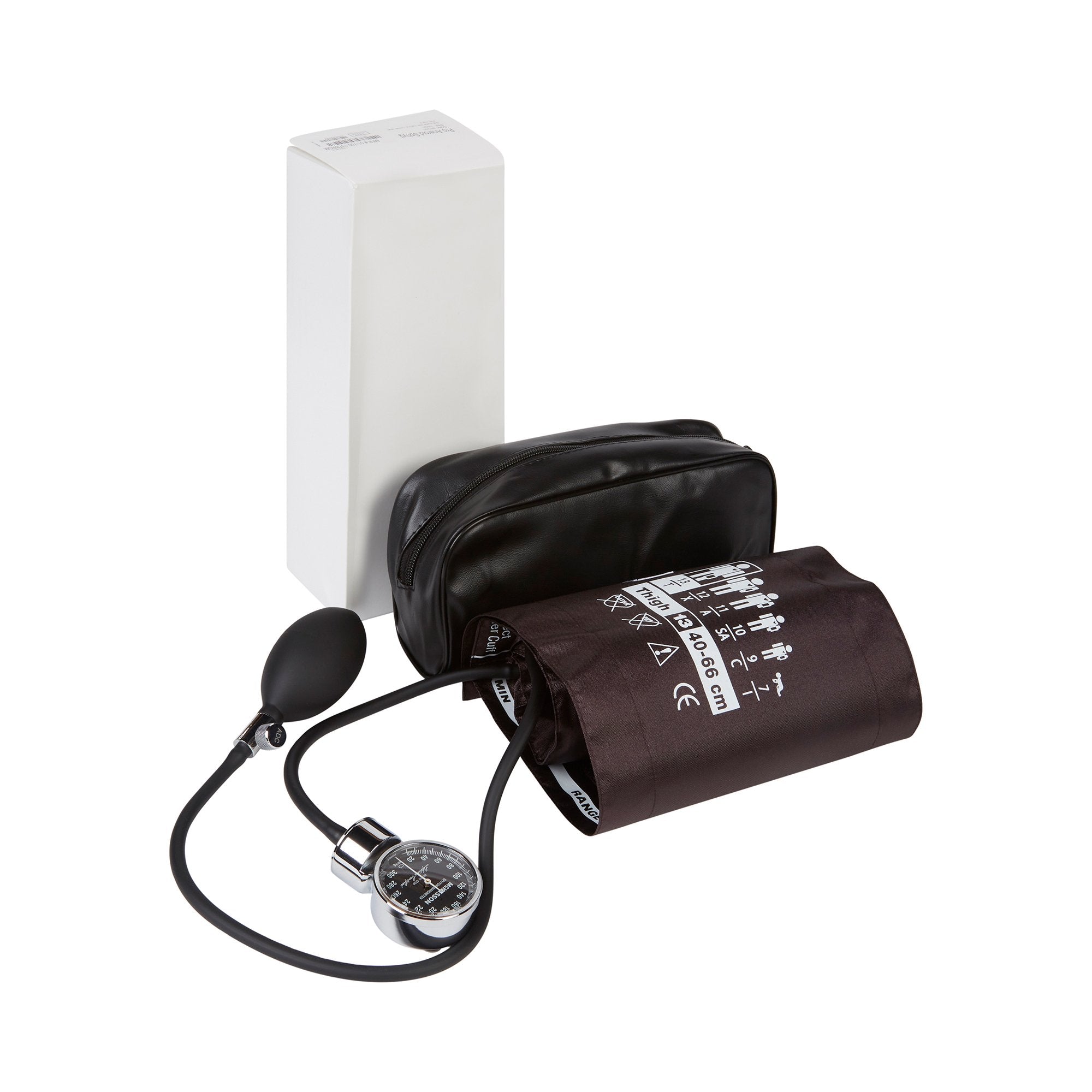 Aneroid Sphygmomanometer Unit McKesson LUMEON Thigh Cuff Nylon Cuff 40   66 cm Pocket Aneroid