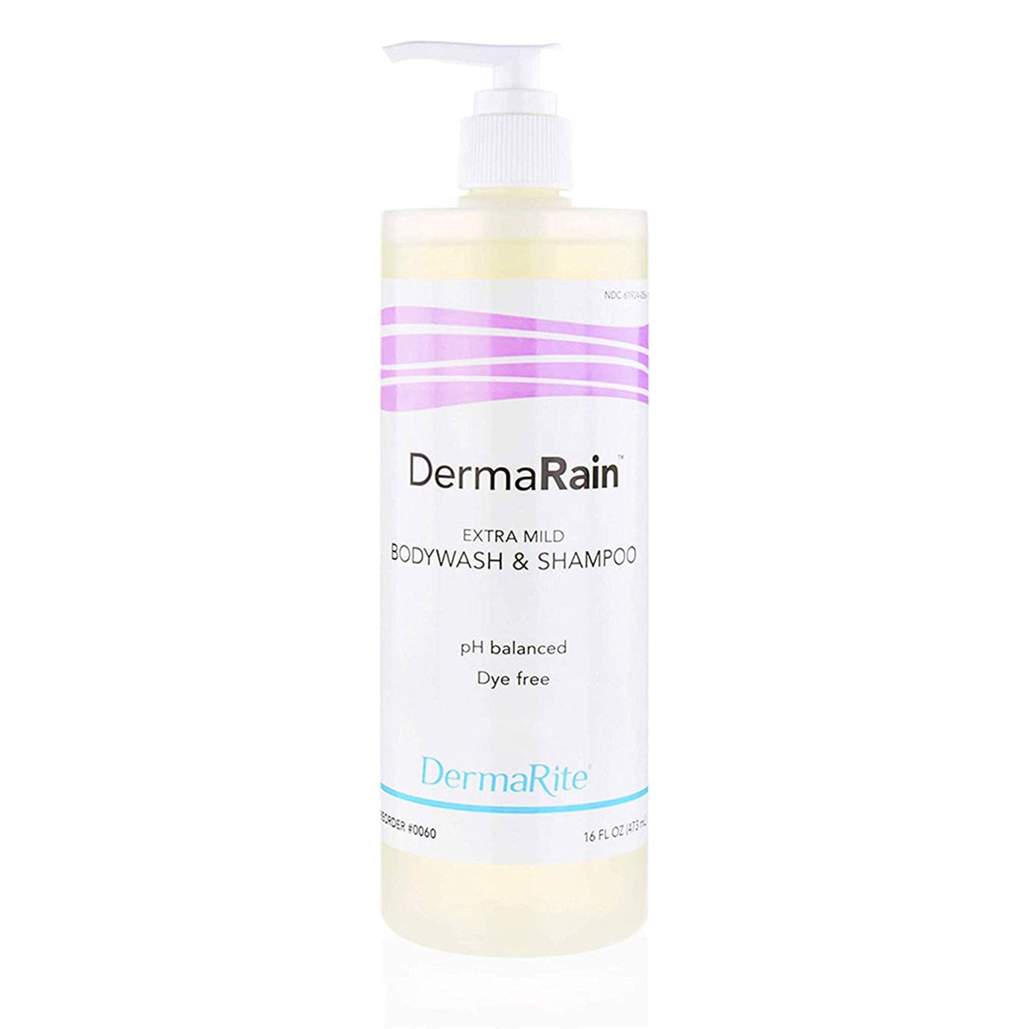 Shampoo and Body Wash DermaRain 16 oz. Pump Bottle Scented