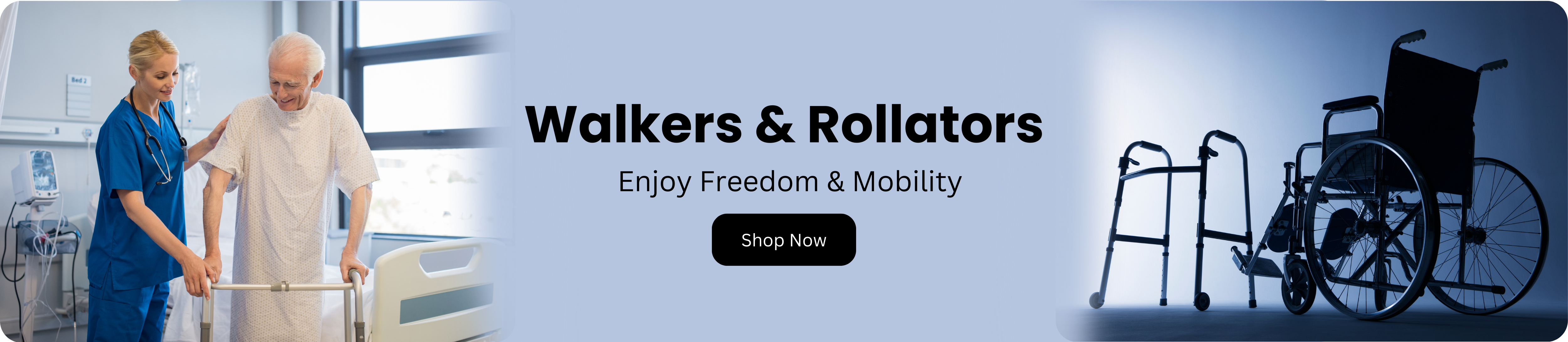 Walker and rollator
