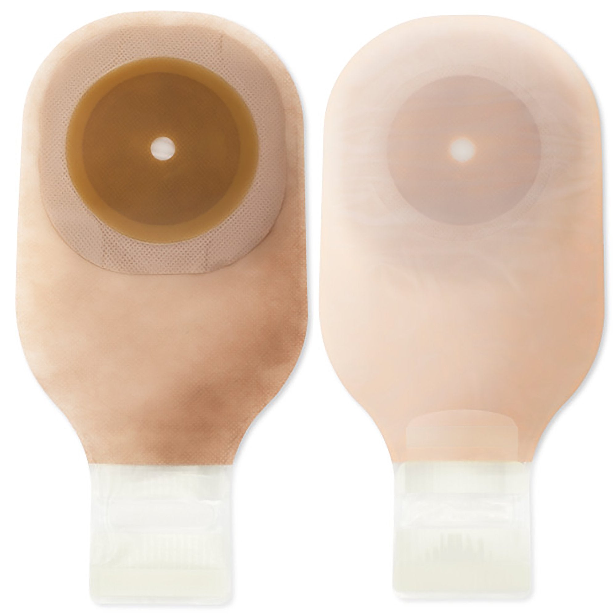 Ostomy Pouch AssuraInspire One-Piece System 10-1/4 Inch Length Flat, Trim to Fit 1/2 to 2-1/4 Inch Stoma Drainable,Packaging Type- Box