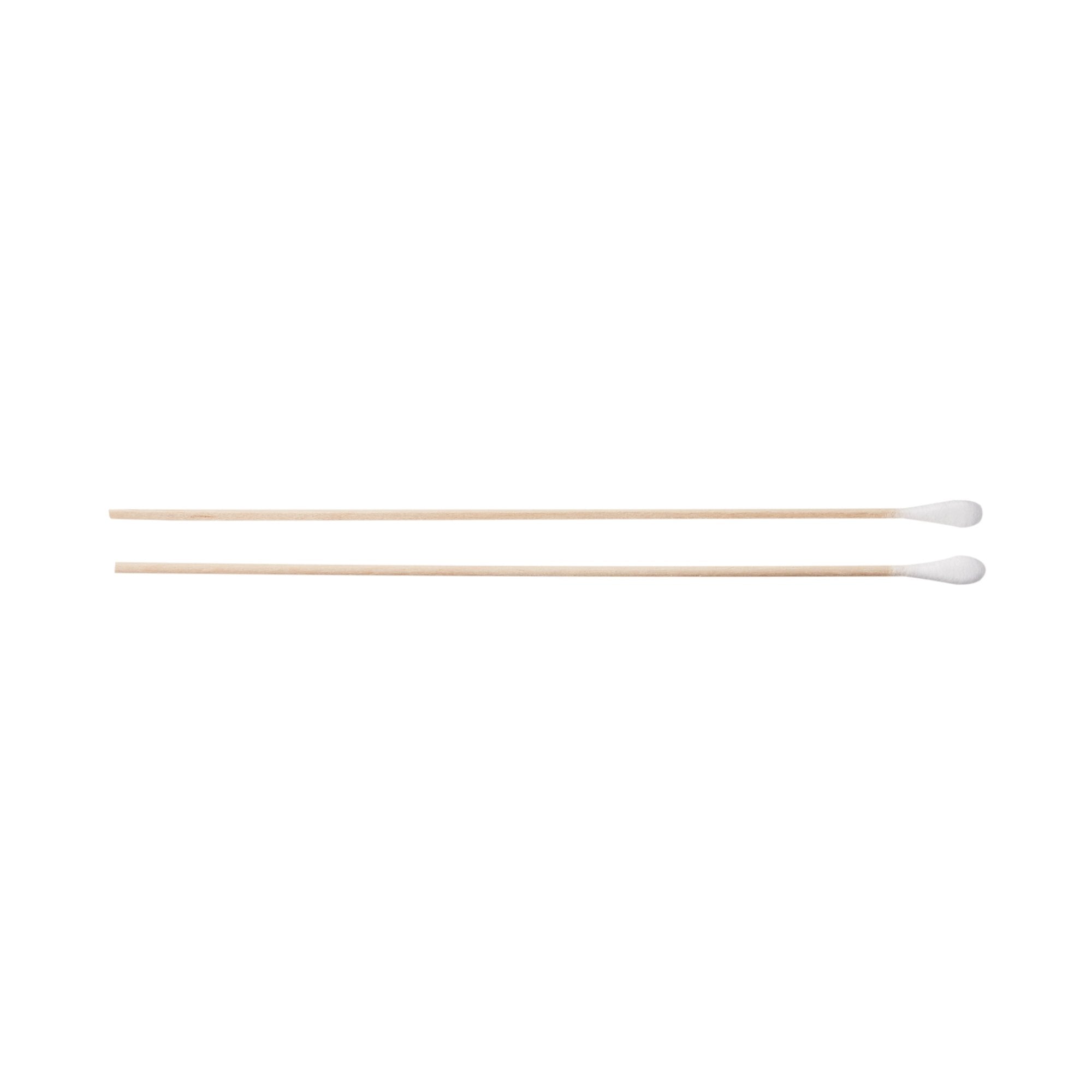 Swabstick McKesson Cotton Tip Wood Shaft 6 Inch Sterile 2 per Pack, Packaging Type- Case