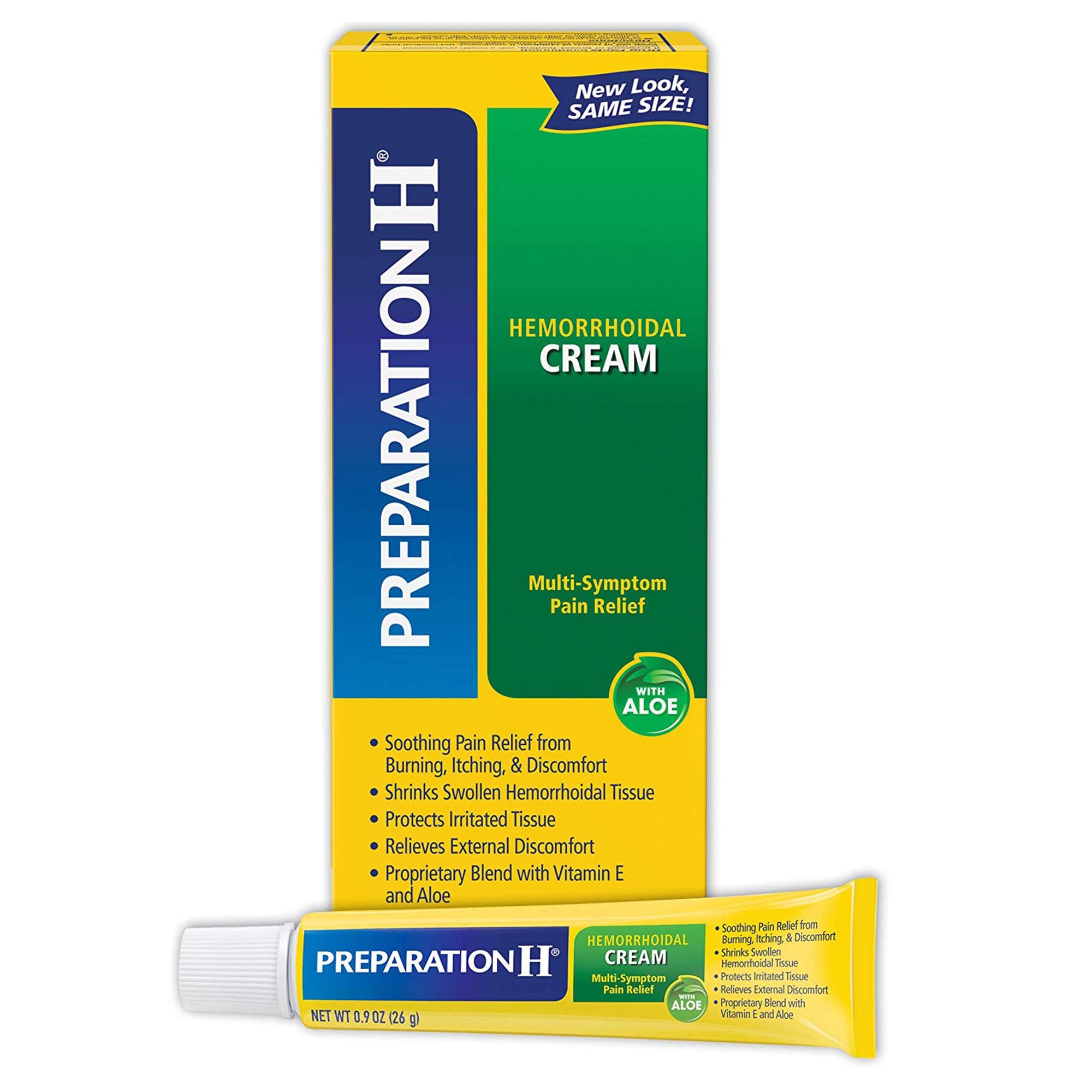 Hemorrhoid Relief Preparation H Cream 0.9 oz.