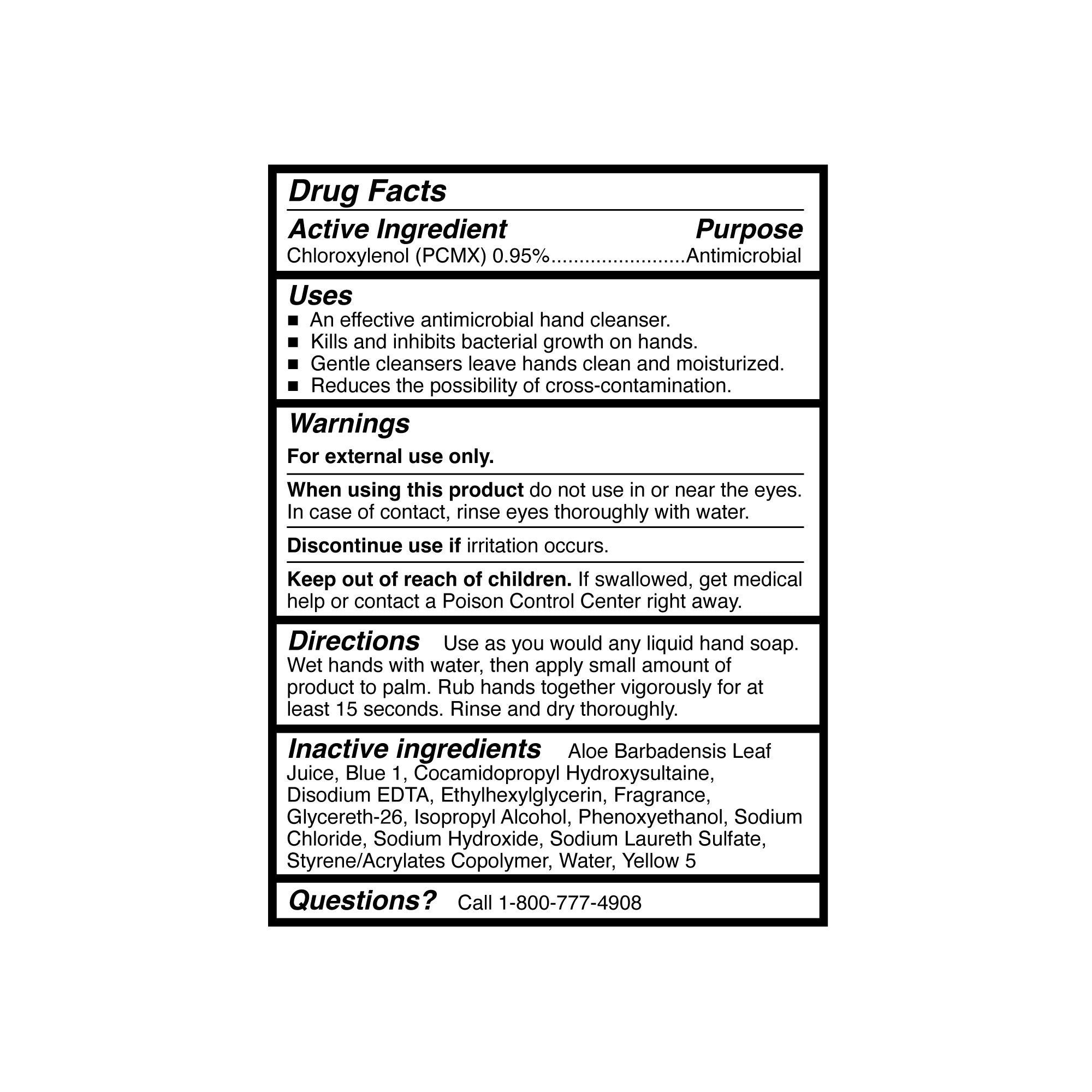 Antimicrobial Soap McKesson Lotion 800 mL Dispenser Refill Bag Herbal Scent, Packaging Type- Case