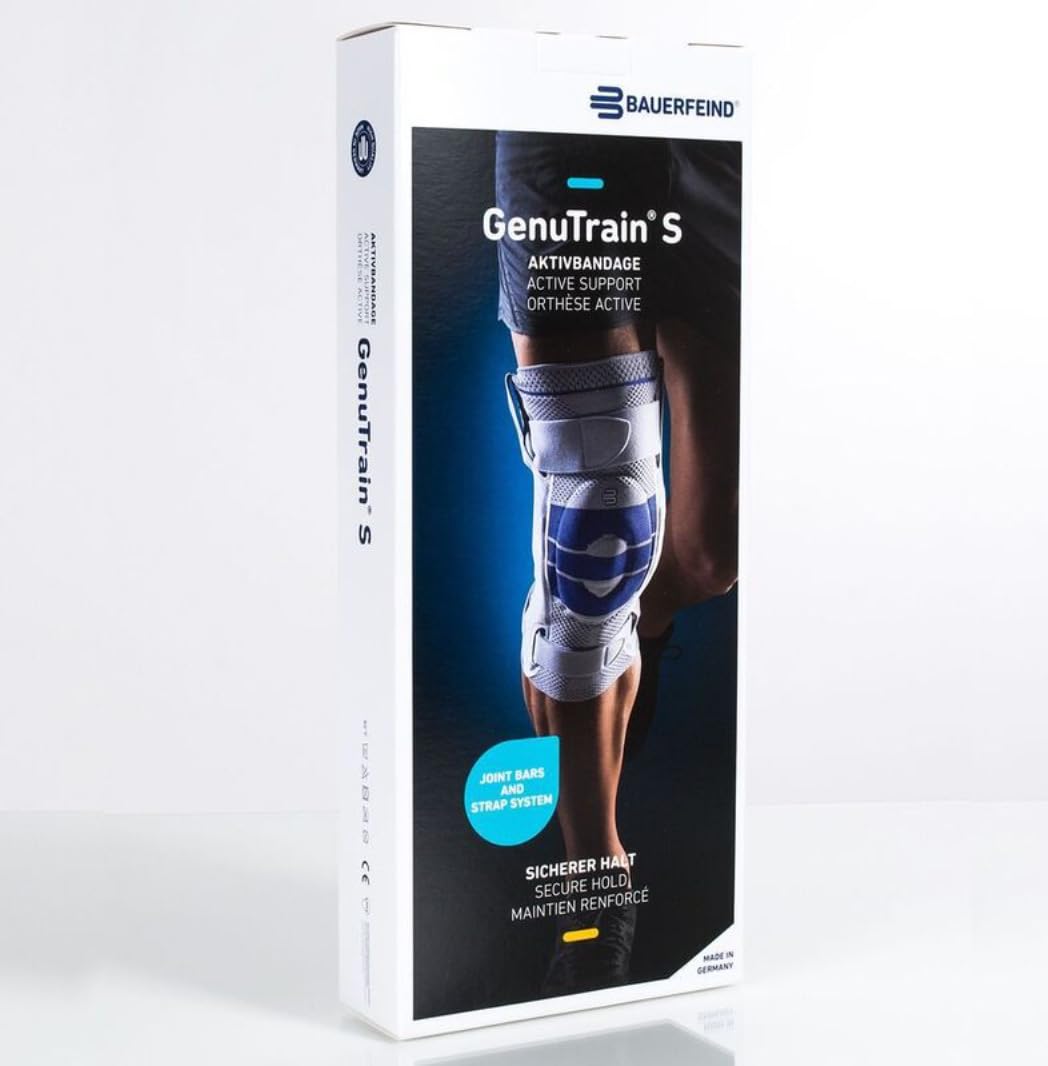 GenuTrain Active Knee Support Size 4  Black