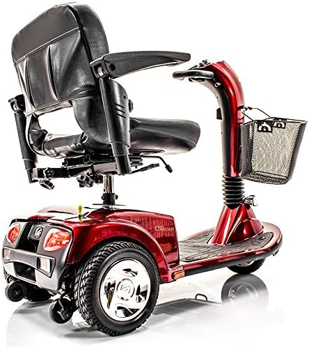 Companiontm Ii 3-wheel Elec Scooter Arctic Full-size, Color- Blue and Red