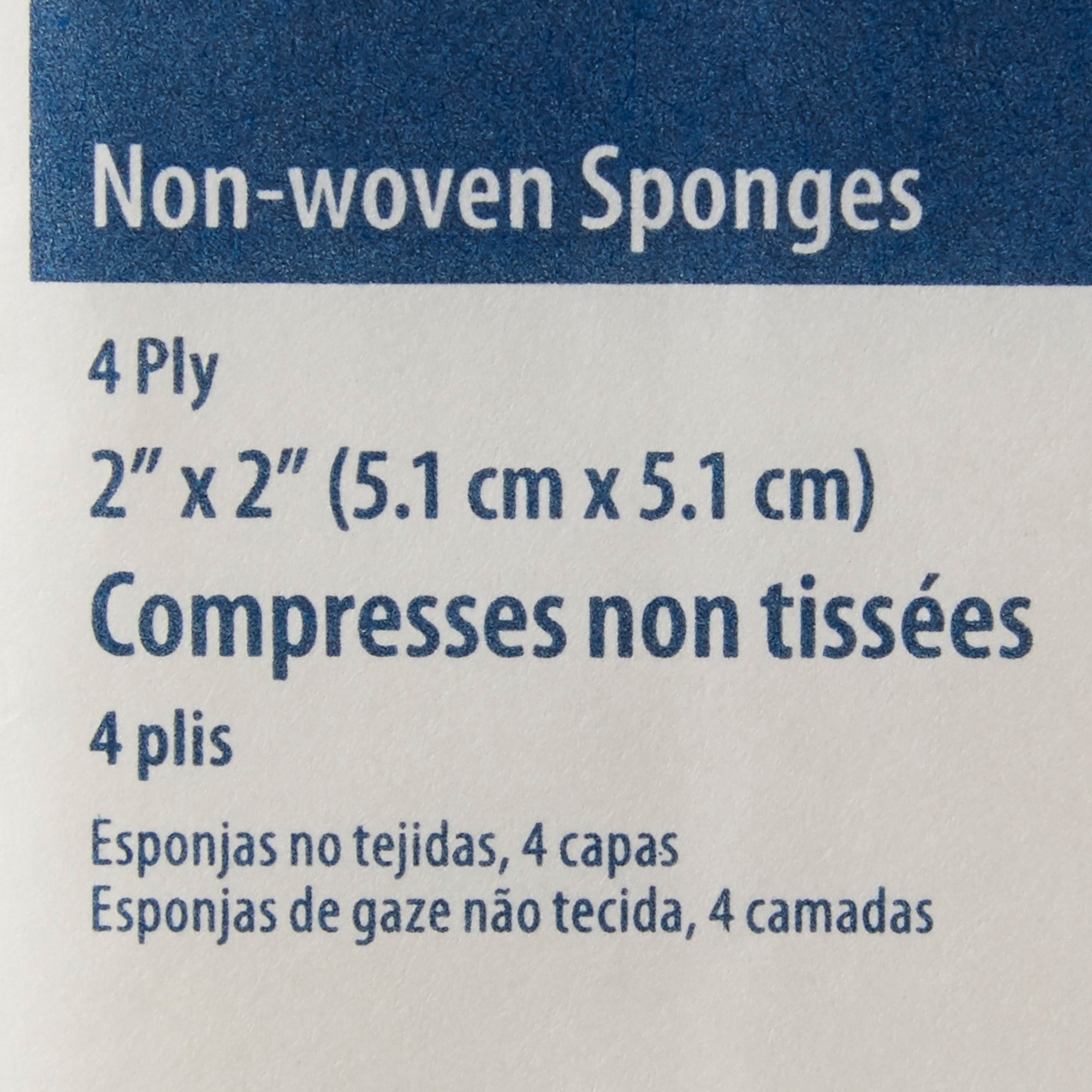 Nonwoven Sponge Dermacea 2 X 2 Inch 4-Ply NonSterile 200 per Pack, Packaging Type- Case