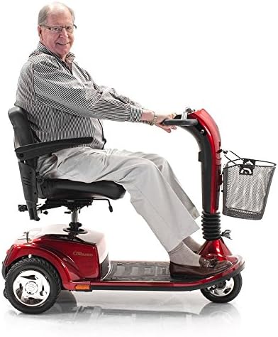 Companiontm Ii 3-wheel Elec Scooter Arctic Full-size, Color- Blue and Red