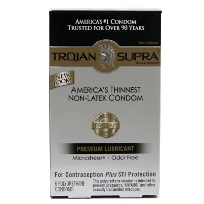 Trojan Supra Lubricated 6pc