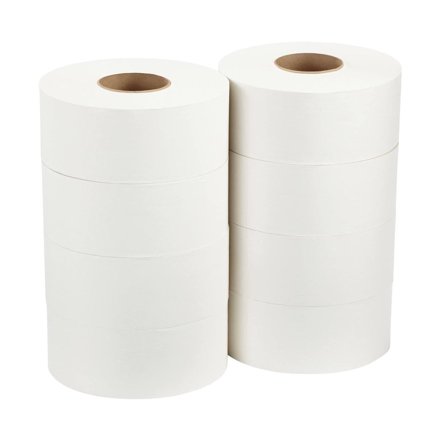 Toilet Tissue Pacific Blue Basic White 2-Ply Jumbo Size Cored Roll Continuous Sheet 3-1/5 Inch X 1000 Foot, Packaging Type- Case