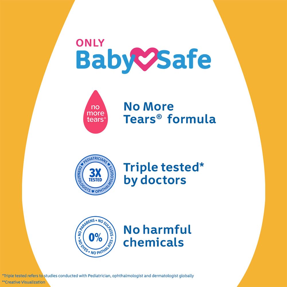 baby shampoo johnsons no more tears 1 7 oz flip top bottle scented packaging type case