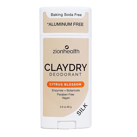 Zion Health Adama Minerals Clay Deodorant Citrus Blossom - 2.5 Oz