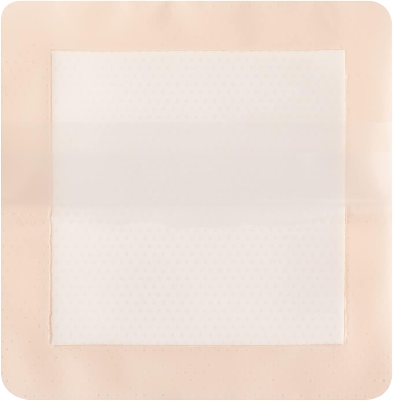 Thin Foam Dressing FoamLite 4 X 4 Inch With Border Film Backing Silicone Adhesive Square Sterile,Packaging Type- Each