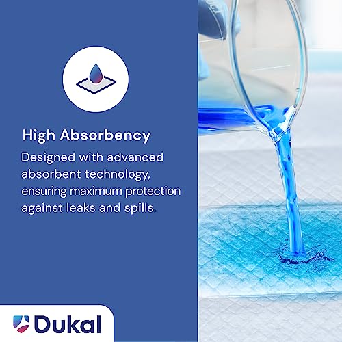 Disposable Underpad DUKAL 23 X 24 Inch Cellulose Light Absorbency, Packaging Type- Box
