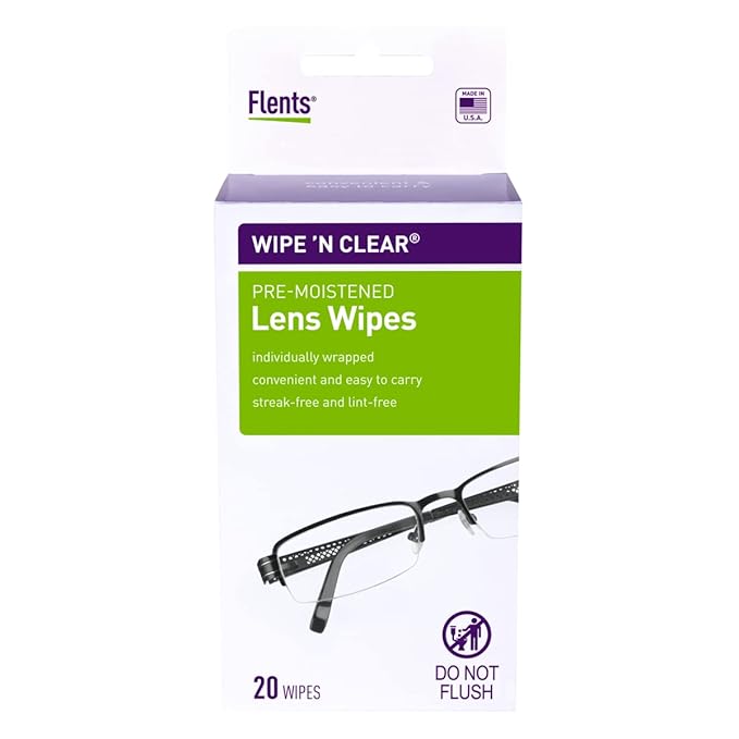 Flents Lens Cleaning Wipe,Packaging Type- Box