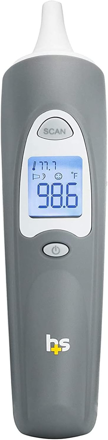 Tympanic Ear Thermometer HealthSmart Ear Probe Handheld,Packaging Type- Each