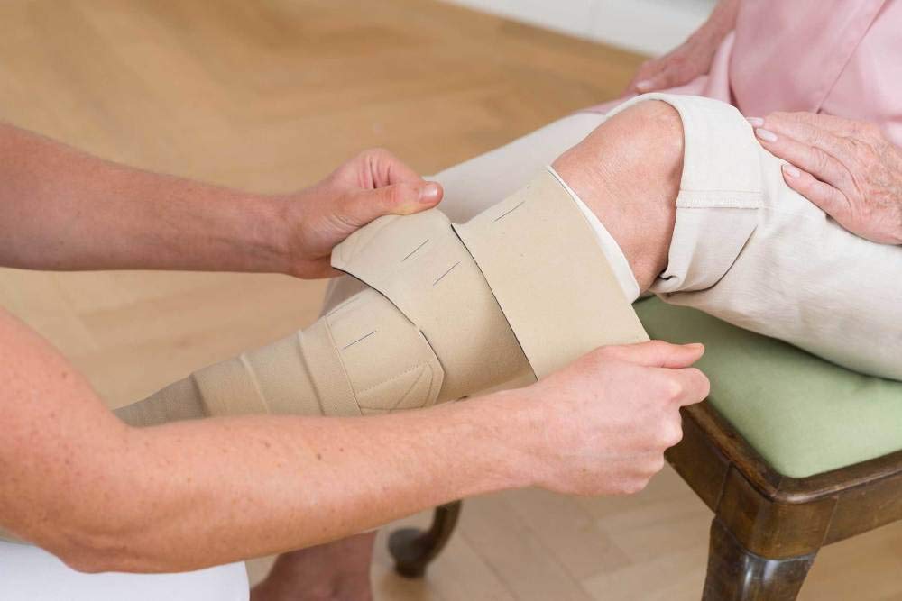 Compression Wrap circaid juxtalite X-Large / Long Tan Lower Leg,Packaging Type- Each