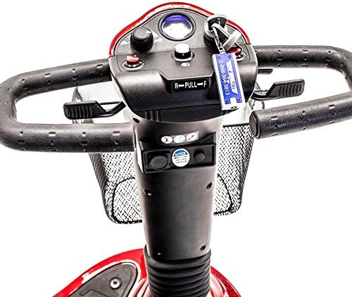 Companiontm Ii 3-wheel Elec Scooter Arctic Full-size, Color- Blue and Red