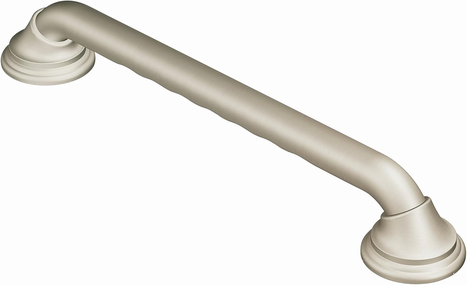 Moen Ultima Grab Bar  16  Brushed Nickel  W/curl Grip