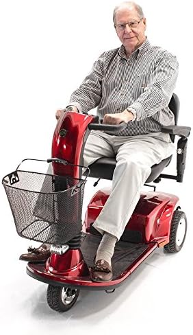 Companiontm Ii 3-wheel Elec Scooter Arctic Full-size, Color- Blue and Red