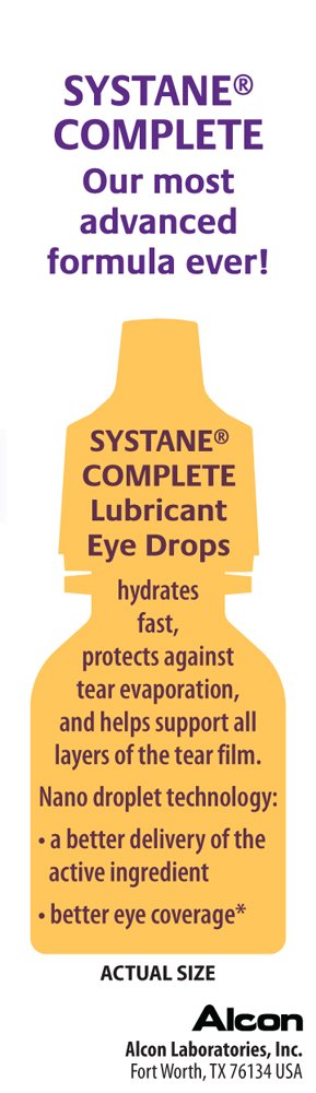Eye Lubricant Systane Complete 10 mL Eye Drops,Packaging Type- Each