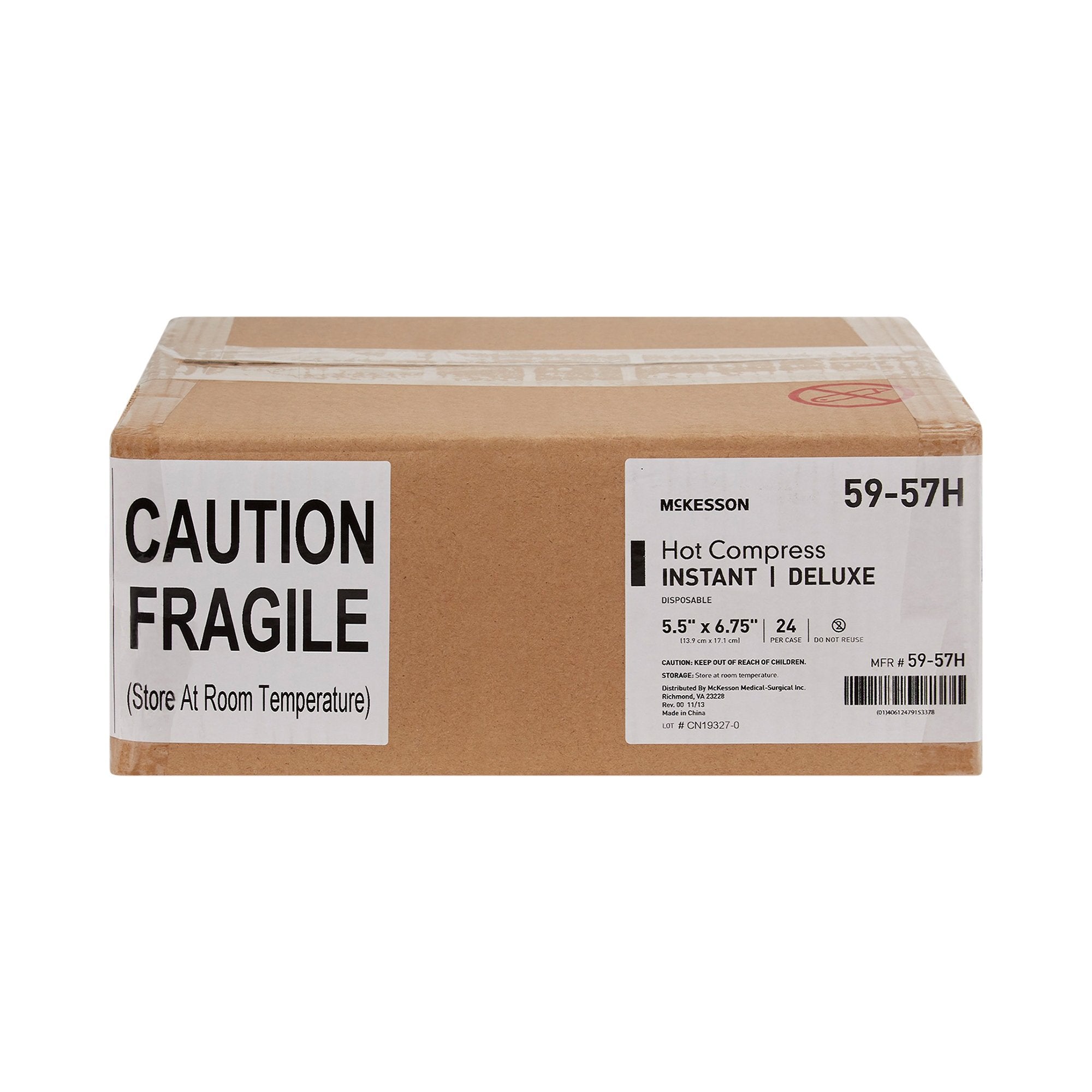 Instant Hot Pack McKesson General Purpose Small Plastic Disposable, Packaging Type- Case