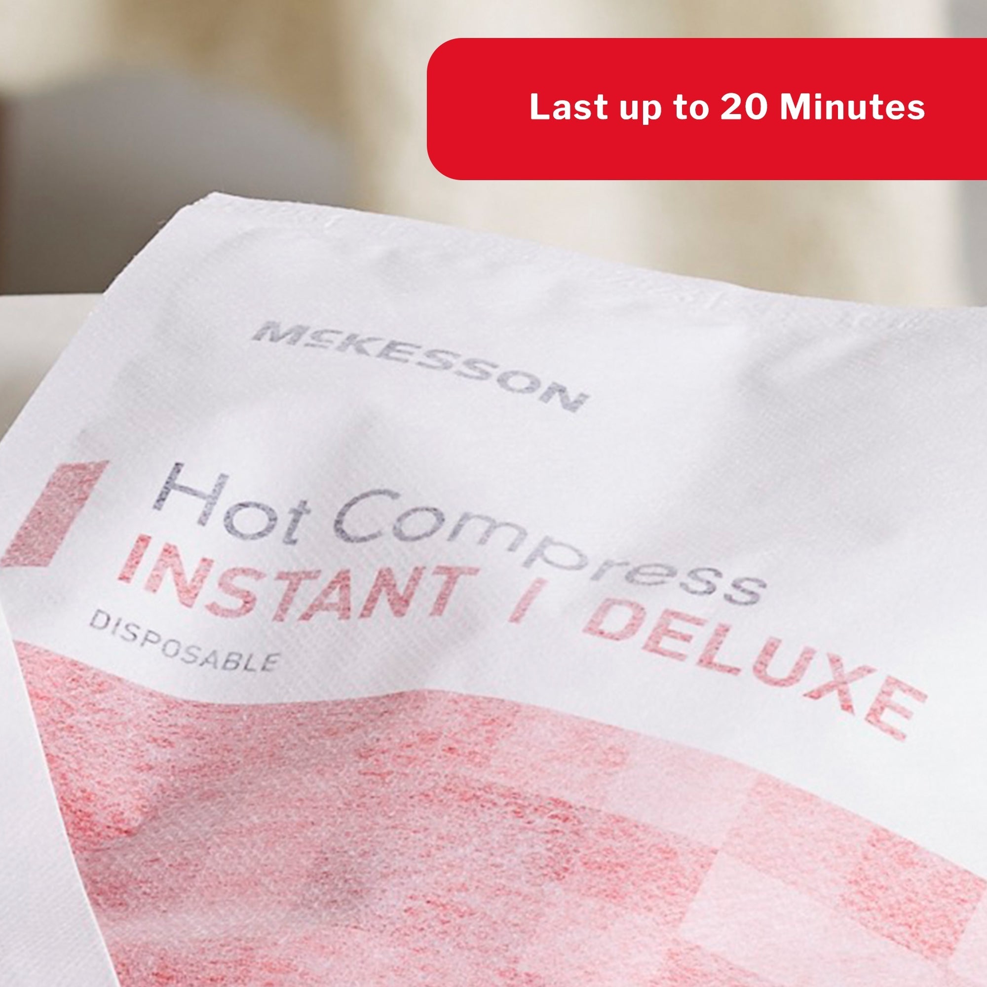 Instant Hot Pack McKesson General Purpose Large Soft Cloth Cover Disposable, Packaging Type- Case