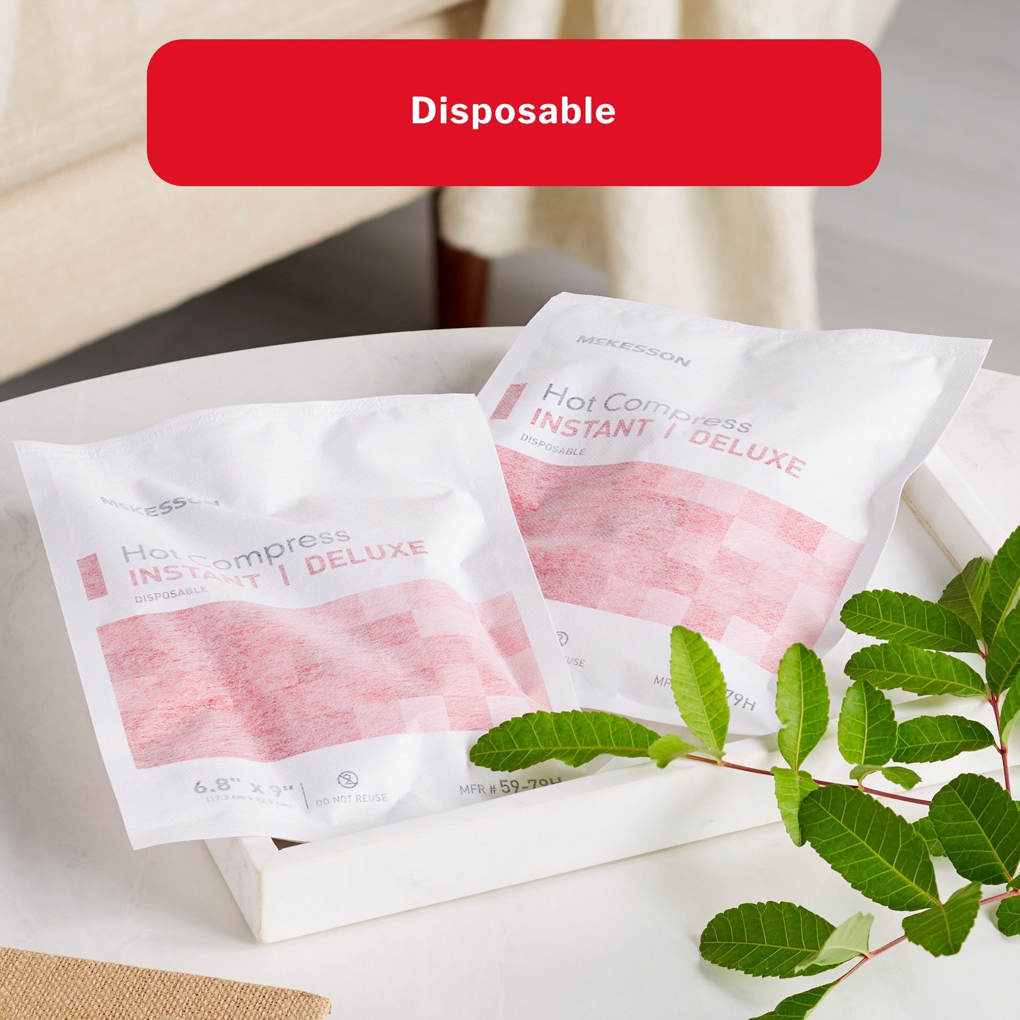 Instant Hot Pack McKesson General Purpose Large Soft Cloth Cover Disposable, Packaging Type- Case