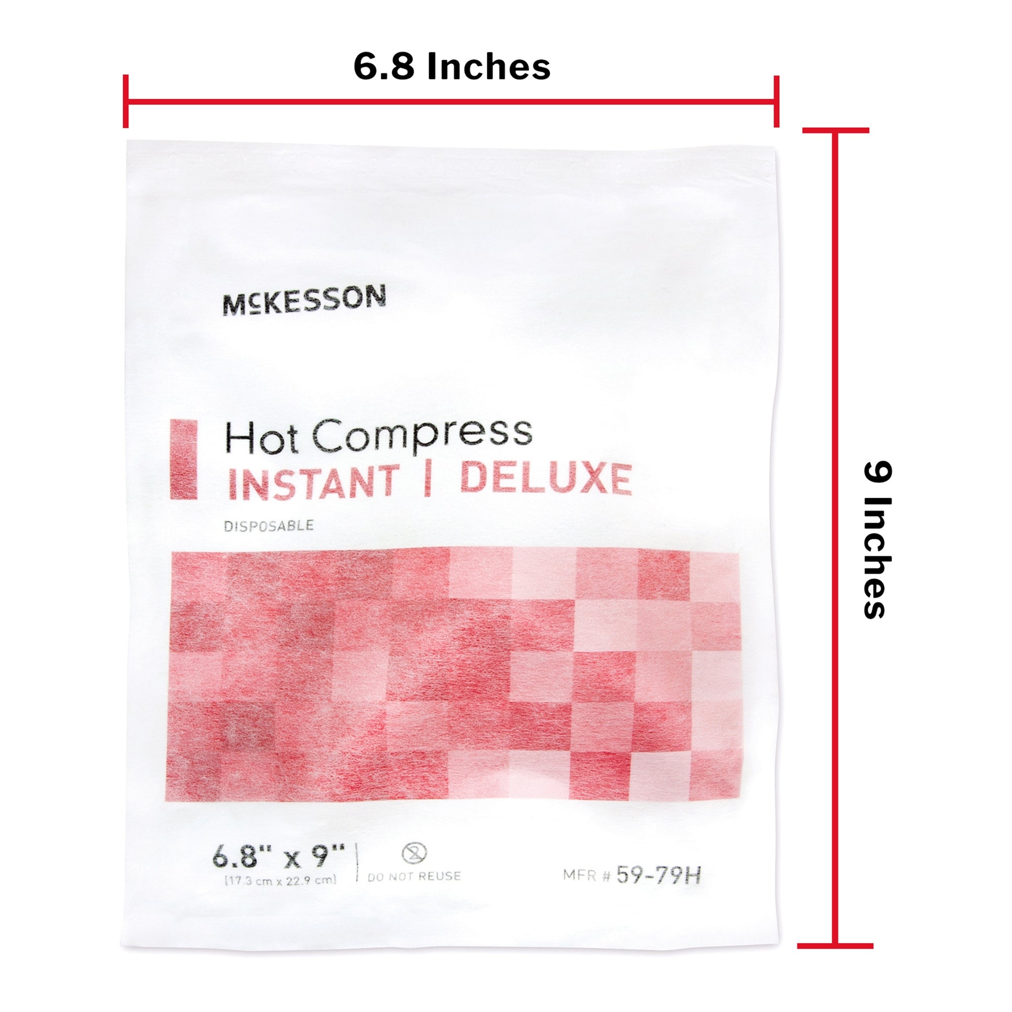 Instant Hot Pack McKesson General Purpose Large Soft Cloth Cover Disposable, Packaging Type- Case
