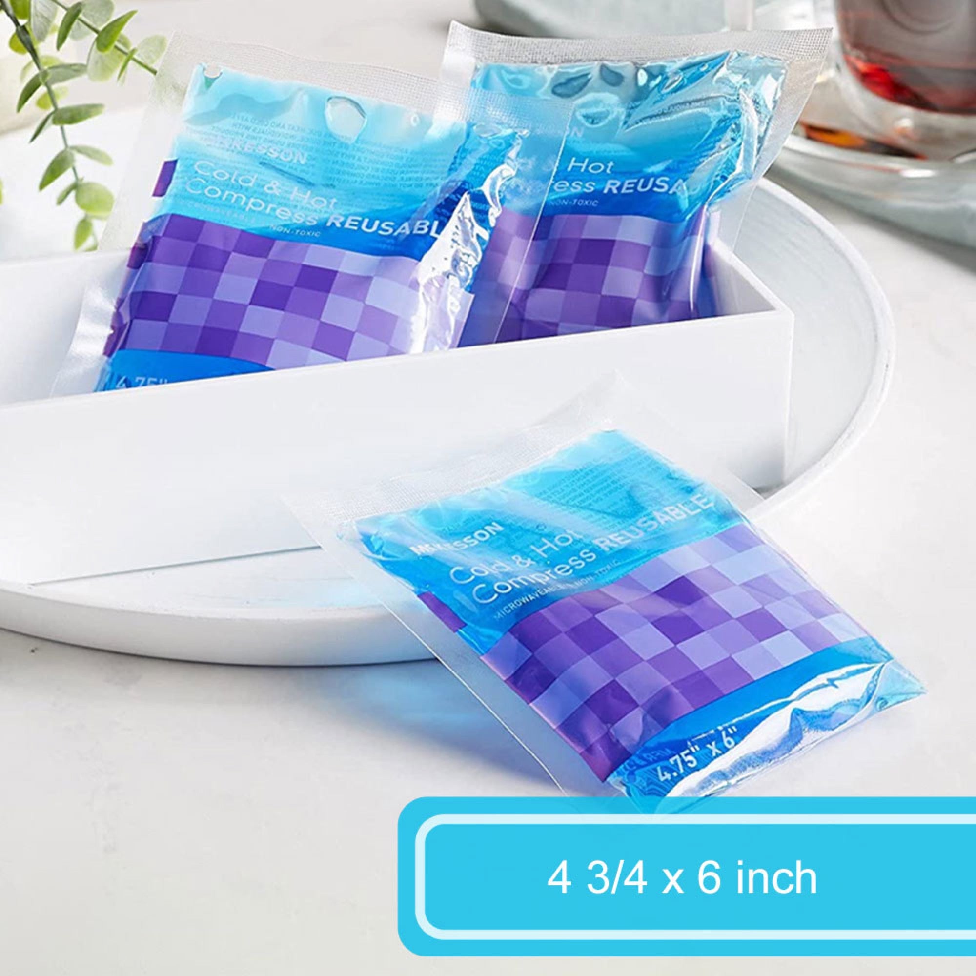 Hot / Cold Pack McKesson General Purpose Small 4-3/4 X 6 Inch Gel Reusable, Packaging Type- Case