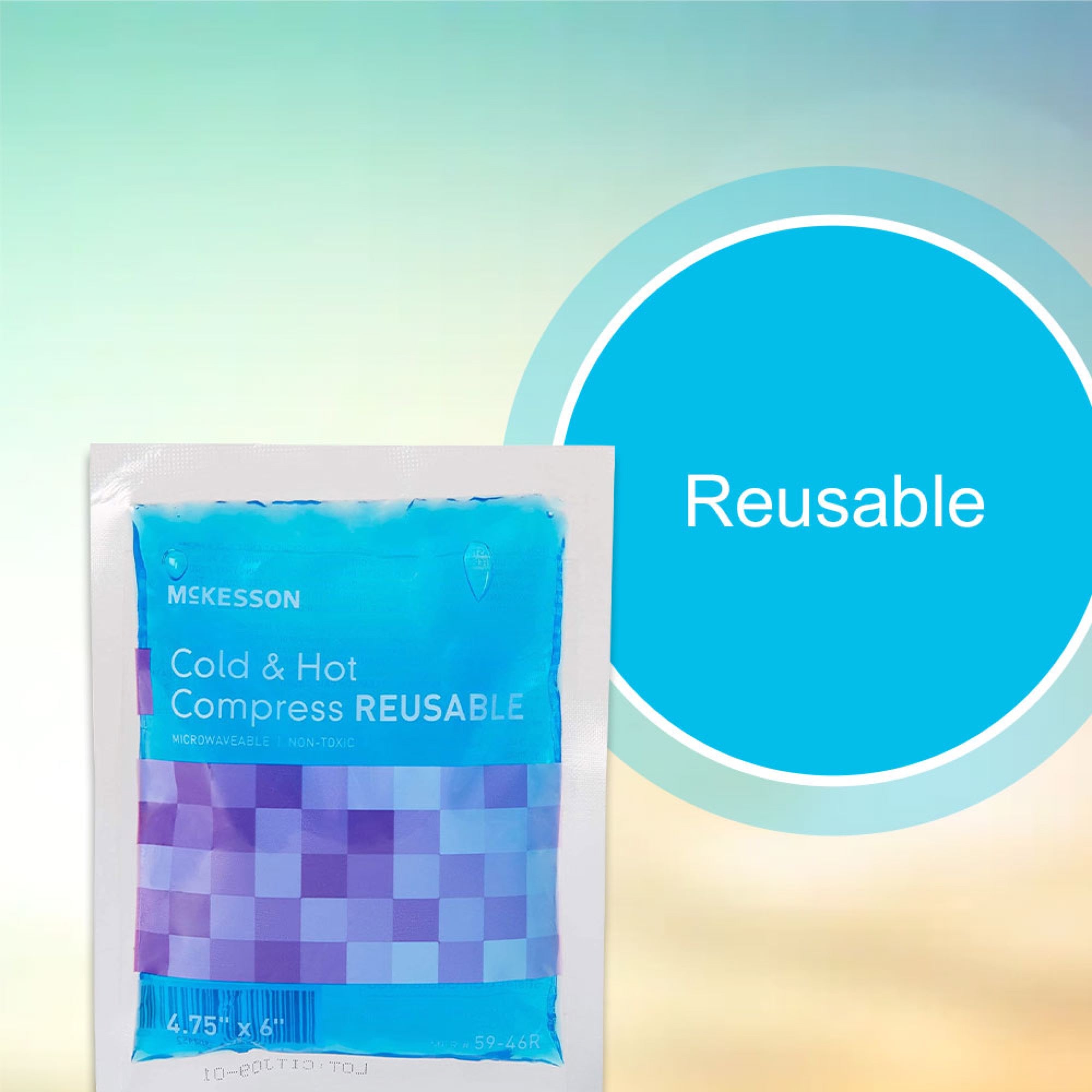 Hot / Cold Pack McKesson General Purpose Small 4-3/4 X 6 Inch Gel Reusable, Packaging Type- Case
