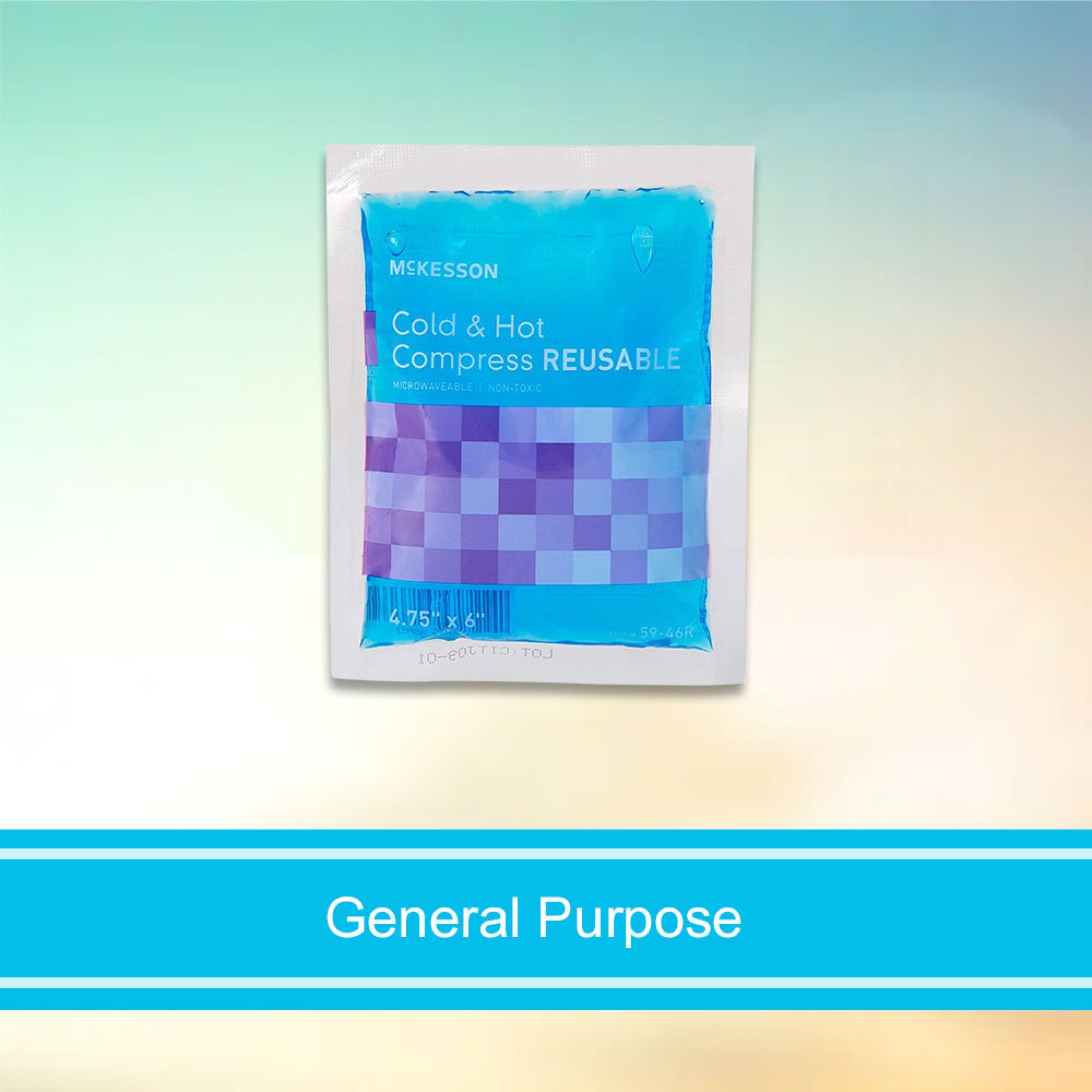 Hot / Cold Pack McKesson General Purpose Small 4-3/4 X 6 Inch Gel Reusable, Packaging Type- Case
