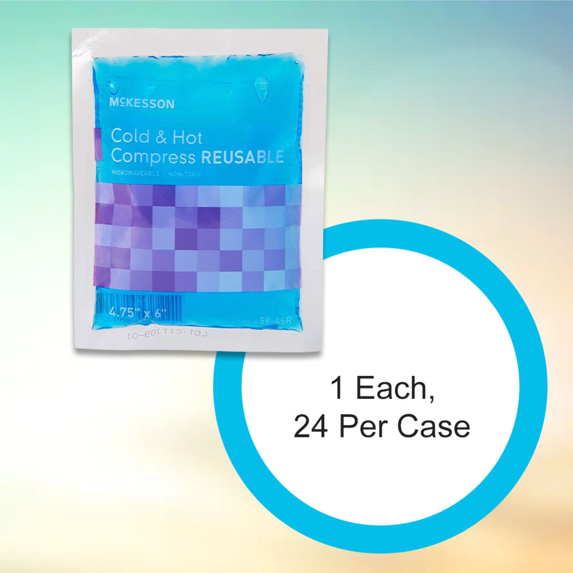 Hot / Cold Pack McKesson General Purpose Small 4-3/4 X 6 Inch Gel Reusable, Packaging Type- Case