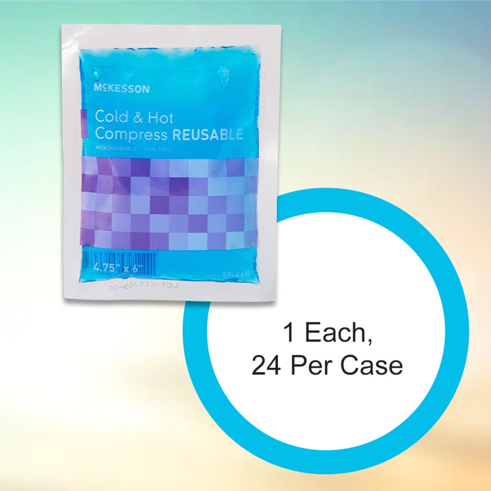 Hot / Cold Pack McKesson General Purpose Small 4-3/4 X 6 Inch Gel Reusable, Packaging Type- Case