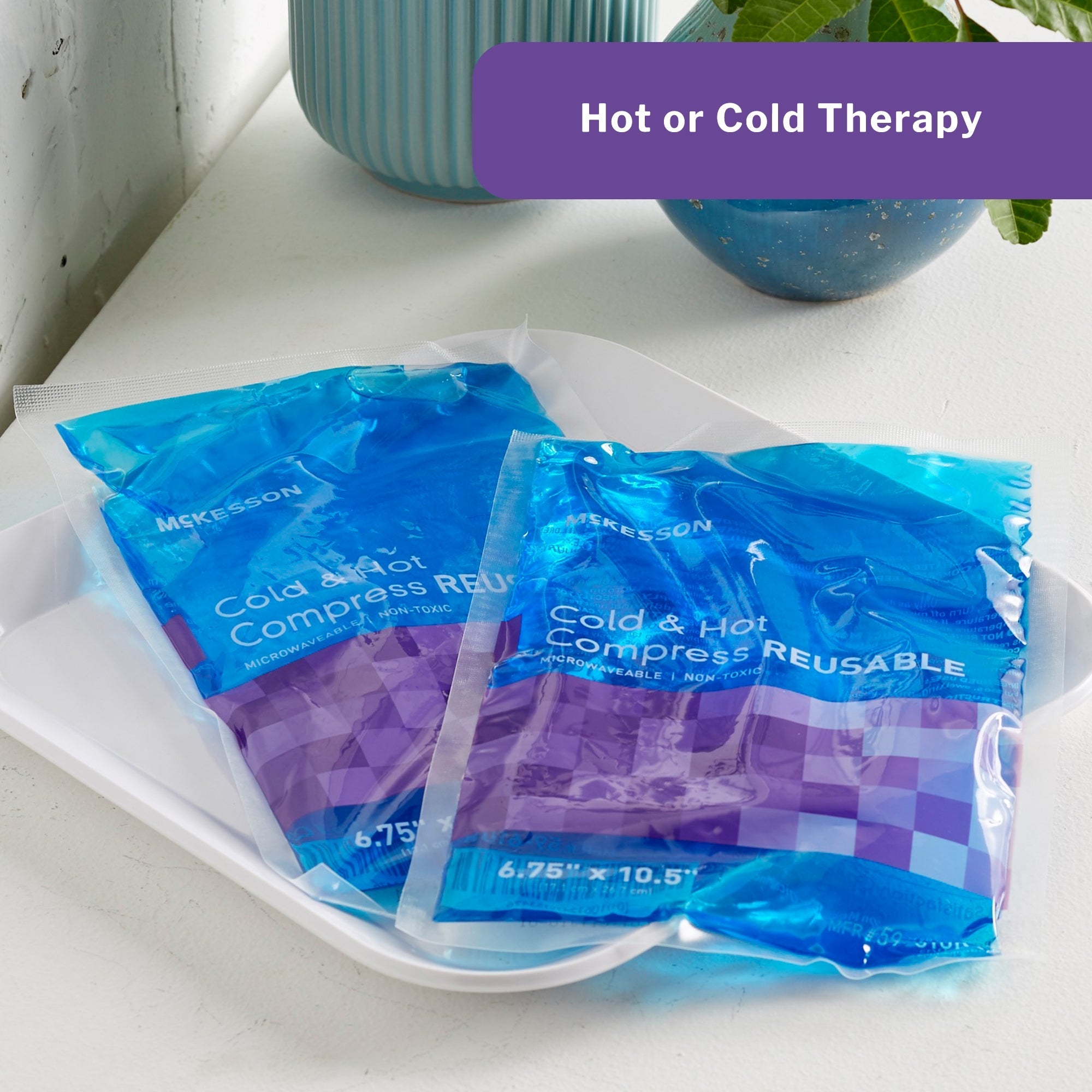 Hot / Cold Pack McKesson General Purpose Large 6-3/4 X 10-1/2 Inch Gel Reusable, Packaging Type- Case