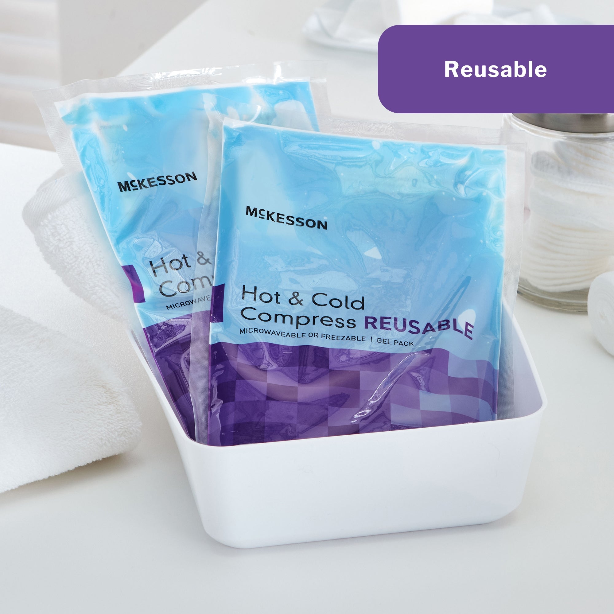 Hot / Cold Pack McKesson General Purpose Large 6-3/4 X 10-1/2 Inch Gel Reusable, Packaging Type- Case