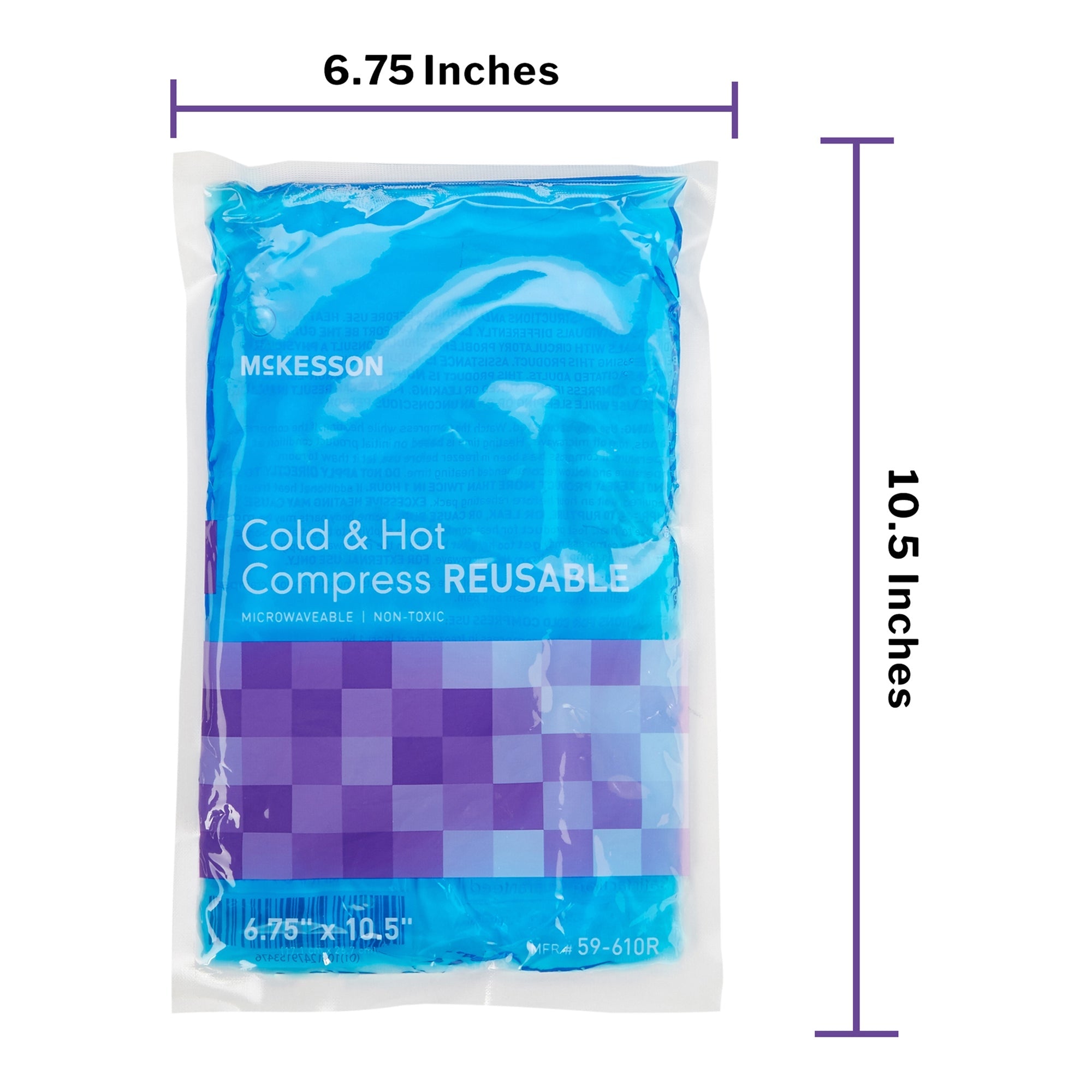 Hot / Cold Pack McKesson General Purpose Large 6-3/4 X 10-1/2 Inch Gel Reusable, Packaging Type- Case