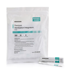 McKesson Sterilization Chemical Integrator Strip Steam 4 Inch, Packaging Type- Case