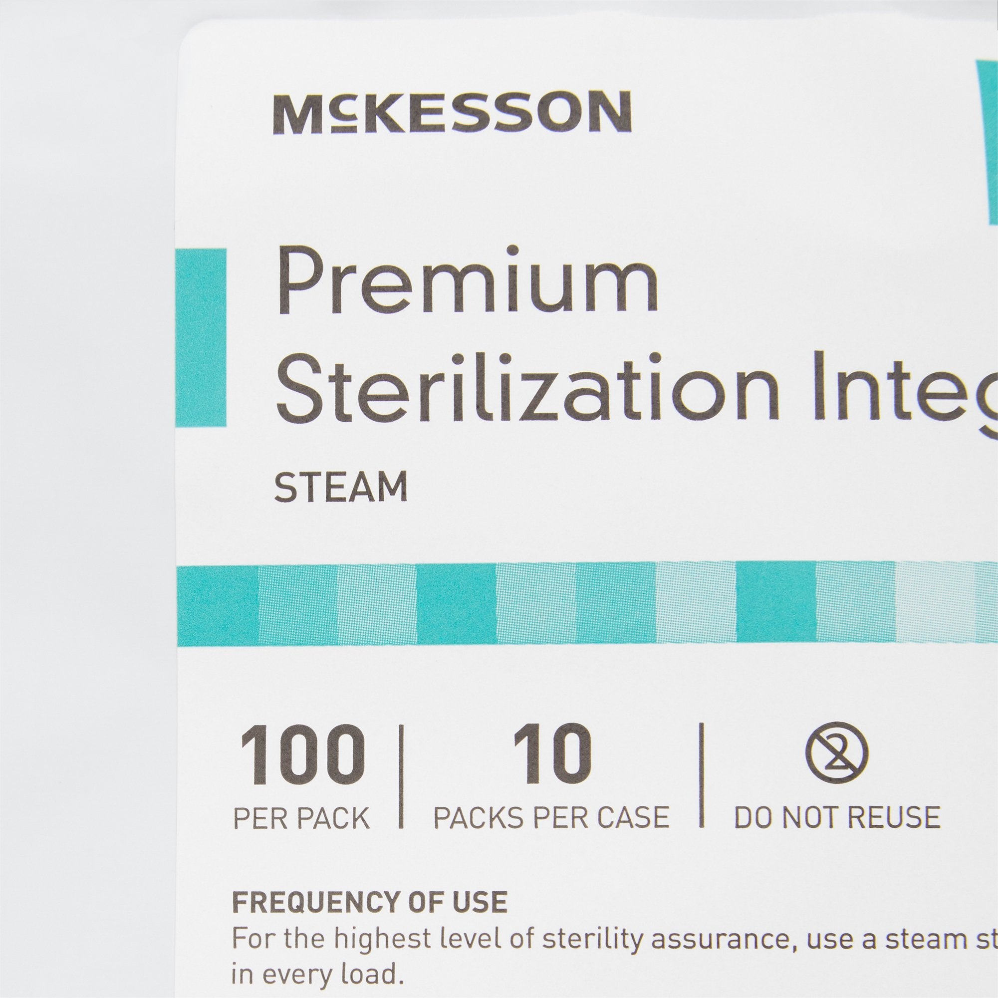 McKesson Sterilization Chemical Integrator Strip Steam 4 Inch, Packaging Type- Case
