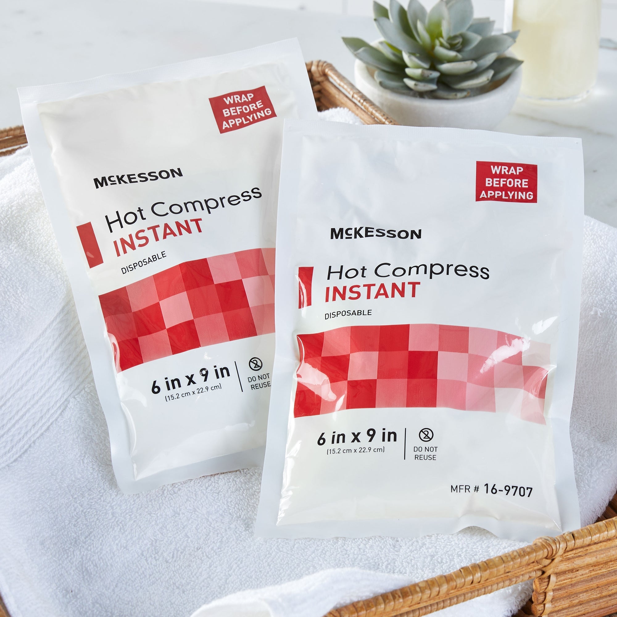 Instant Hot Pack McKesson General Purpose Large Plastic Disposable, Packaging Type- Case
