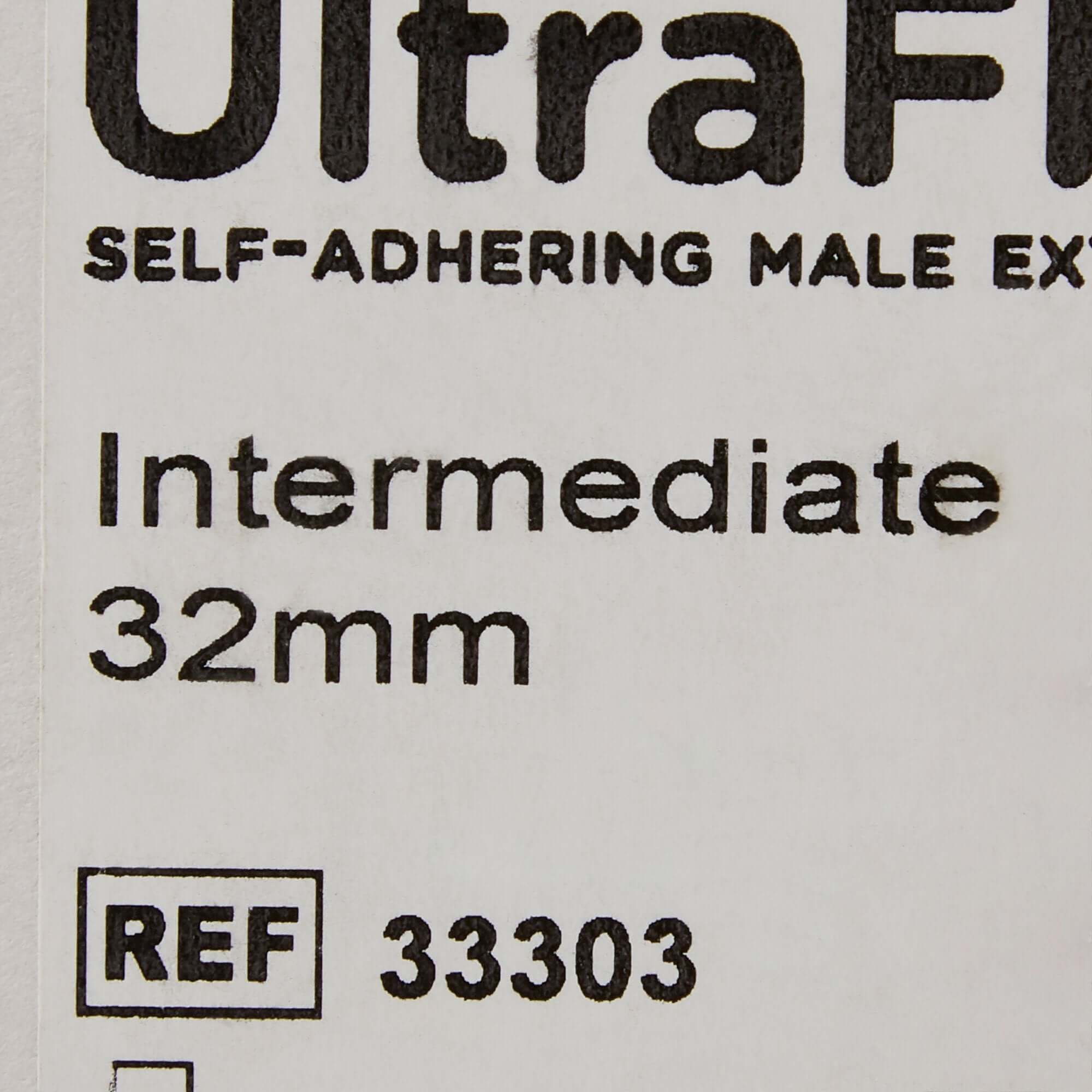 Male External Catheter UltraFlex Self-Adhesive Band Silicone Intermediate,  Packaging Type- Each