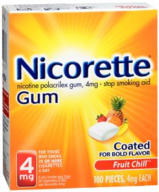 Stop Smoking Aid Nicorette 4 mg Strength Gum
