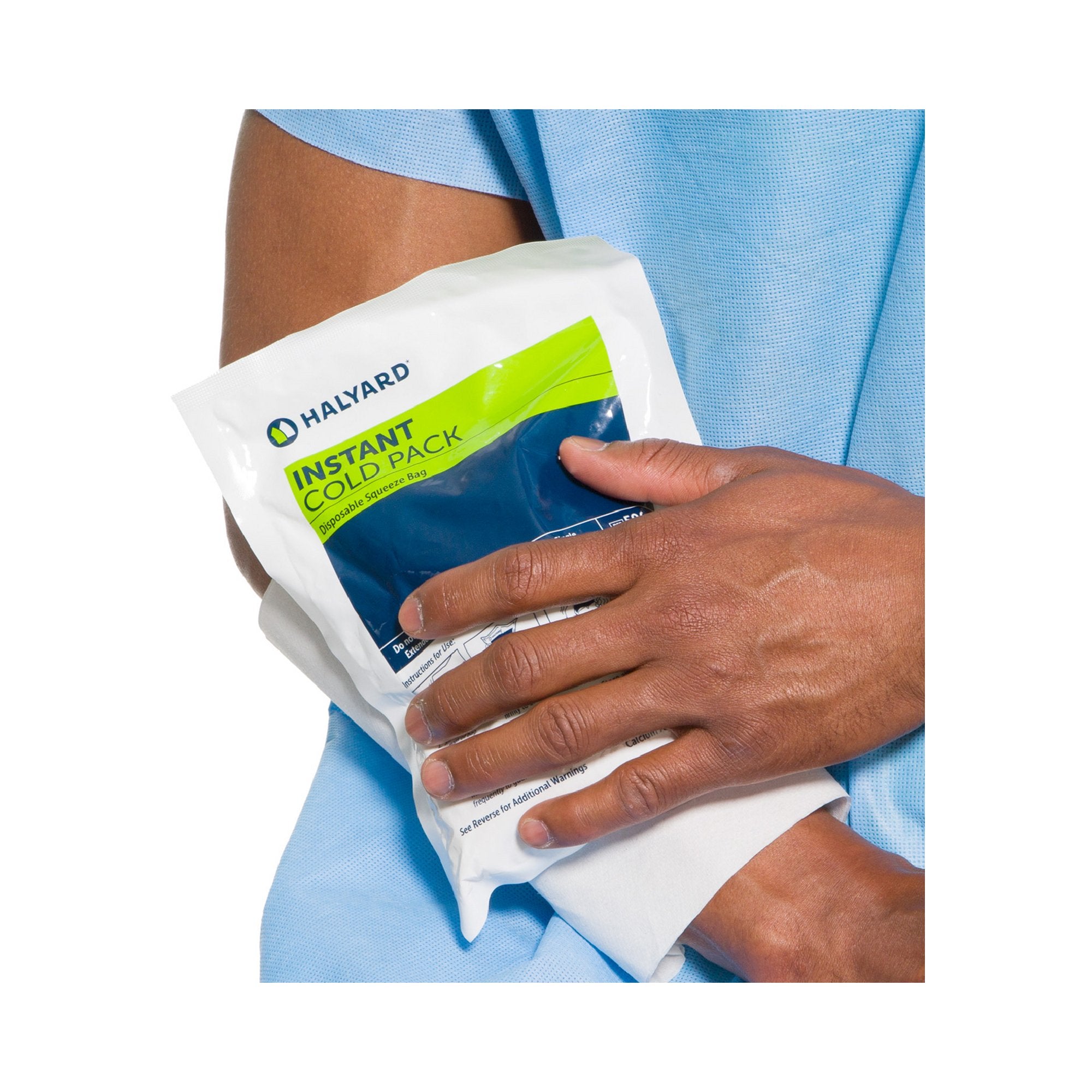 Instant Cold Pack Halyard General Purpose Small 4 X 10 Inch Plastic / Ammonium Nitrate / Water Disposable