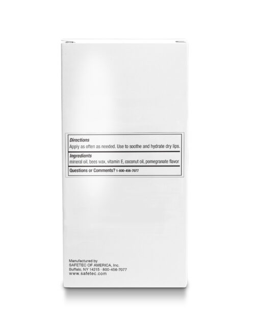 Lip Balm Safetec 0.5 Gram Individual Packet, Packaging Type- Box