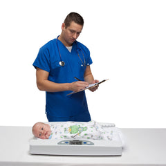 Pediatric Scale Health O Meter Digital Display 44 lbs. / 20 kg Capacity White Battery Operated