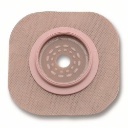 Ostomy Barrier New Image Flextend Trim to Fit, Extended Wear Adhesive Tape 102 mm Flange Yellow Code System Up to 3-1/2 Inch Opening