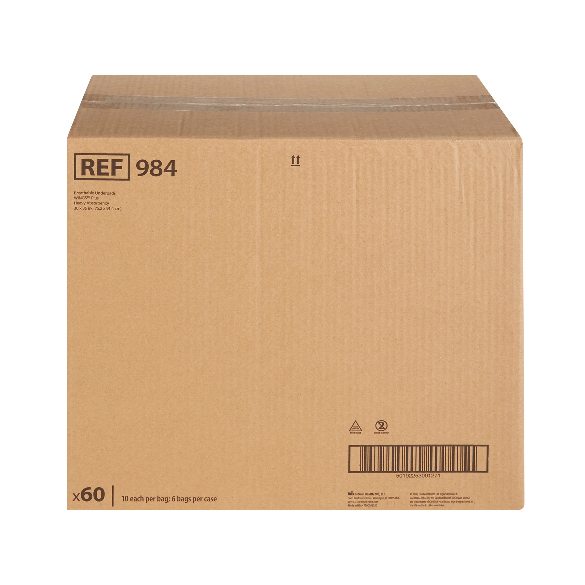 Disposable Underpad McKesson Ultra 30 X 30 Inch Fluff / Polymer Heavy Absorbency, Packaging Type- Case