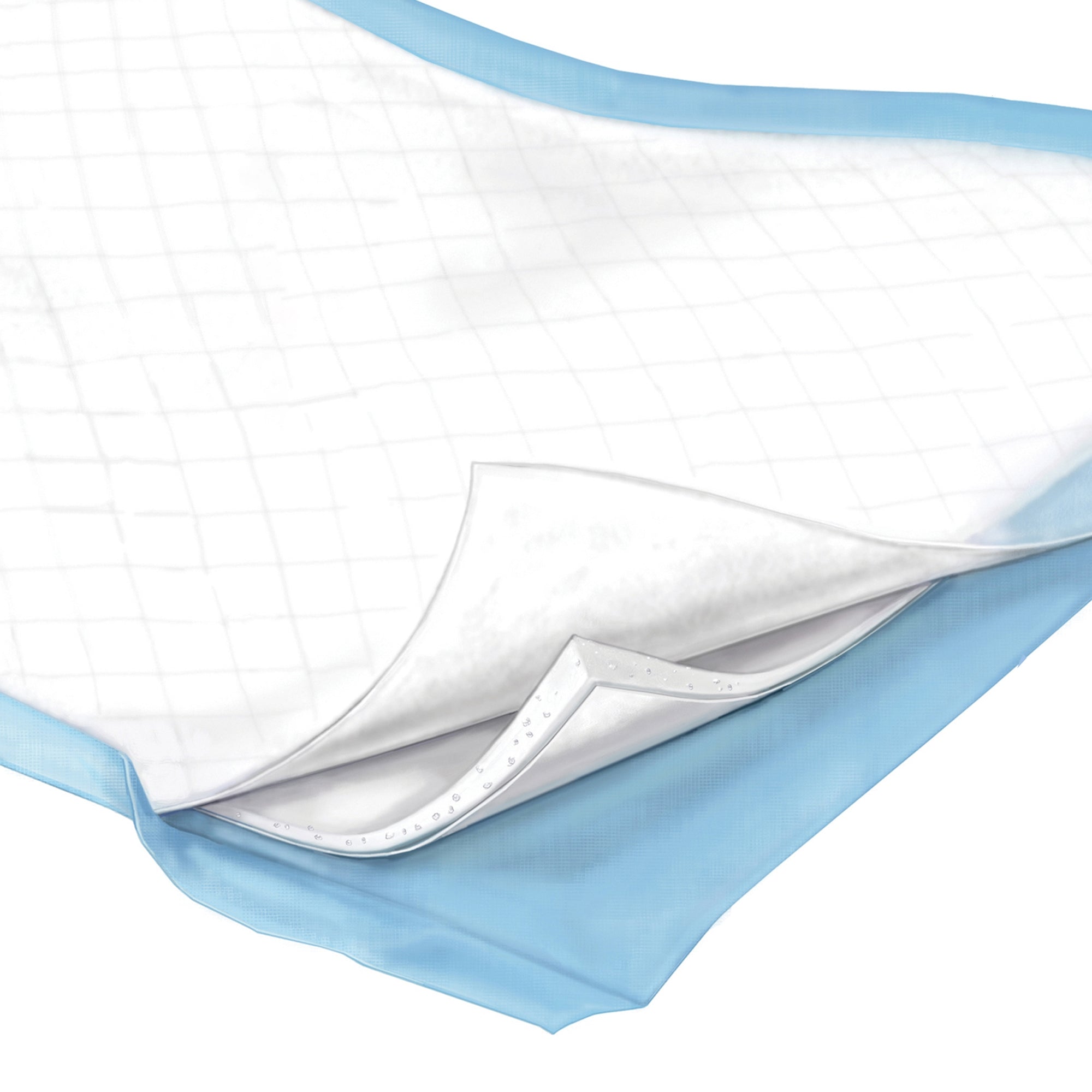 Disposable Underpad McKesson Ultra 30 X 30 Inch Fluff / Polymer Heavy Absorbency, Packaging Type- Case
