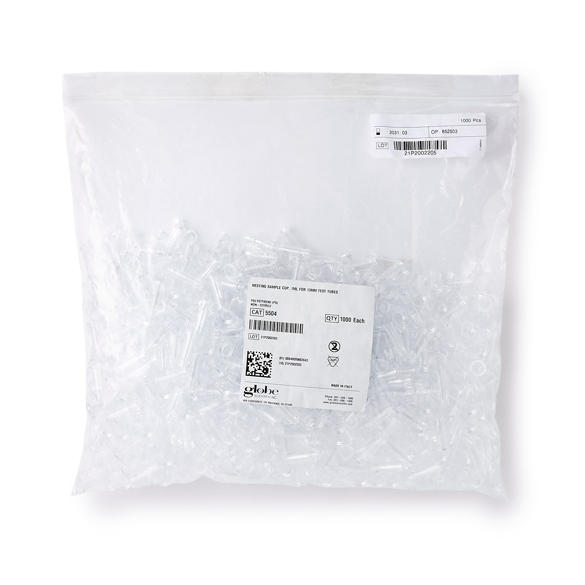 Sample Cup For 13 mm Tubes, Packaging Type- Case